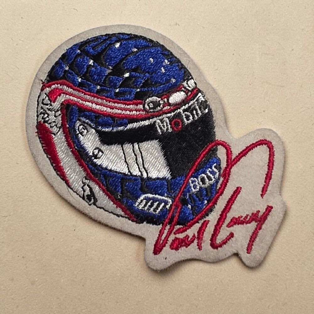 Paul Tracy Embroidered Patch CART Champ Car Racing Helmet Signature Vintage 90s